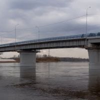 мост через реку Ока, Зима