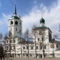 Спасская церковь. Вербное воскресенье, Иркутск