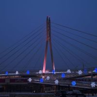 Пешеходный мост  у "Фортуны", Иркутск
