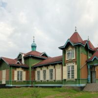 Деревянная церковь в Слюдянке / Wooden church in the town of Slyudyanka, Слюдянка