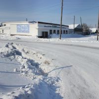 Тайшет. Иркутская область. Канава засыпанная снегом и последствия ДТП. Февраль 2012г., Тайшет