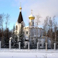 Orthodox church in Ust-Ilimsk, Усть-Илимск