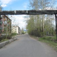 Town street, Усть-Кут