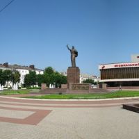 Nalchik. Square of ​​musical theater., Нальчик