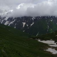 კავკასიონი/ mountains on the clouds/ Закавказье/ Góry w chmurach, Советское