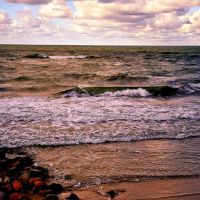 Море цвета бронзы., Зеленоградск