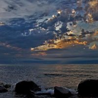 Heavenly view over the sea  -  Небесное представление над морем., Светлогорск