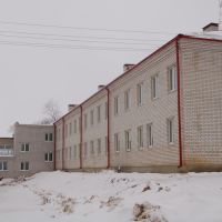Новое здание школы январь 2008, Кесова Гора