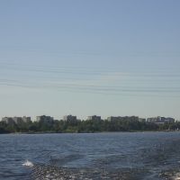 Вид на город с акватории водохранилища (Kind on the Konakovo town from the Ivankovskoye reservoir), Конаково