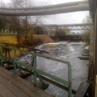 Вид на плотину с нижнего моста, Кувшиново