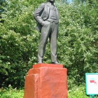 Памятник Ленину в центре села, Лесное
