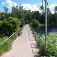Пешеходный мост через Семиковку, Нелидово