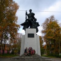 Partisan Statue in Ostashkov, Осташков
