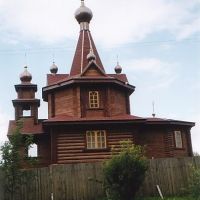 Деревянная церковь на улице Краностроителей  /  Wooden Church in Kranostroitelej Street, Ржев
