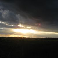 Вечернее небо у плотины, Сонково