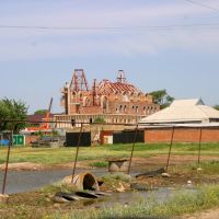 Строительство новой церкви в селе Дербетовка., Приютное