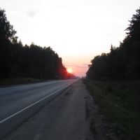 Дорога июльским утром, Белоусово