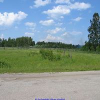 Вид с дороги на Клён на пригородные участки (11.06.2009), Еленский