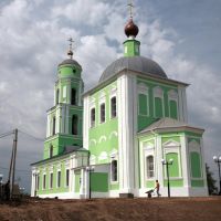 Newly restored church in Kozelsk, Козельск