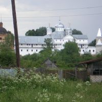 вид на монастырь, Мещовск
