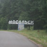 Въезд в Мосальск, Мосальск