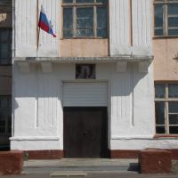 Вход школы №2, Спас-Деменск