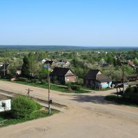 Ульяново. Вид с колокольни на село., Ульяново