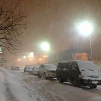19.03.2013. Вечер, снегопад., Вилючинск