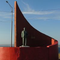 Lenin statue at Nikolskoye - Bering Island - Kommander Islands - Russia, Никольское