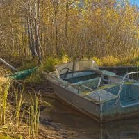 boat near the house of the fisherman, Ильинский
