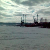 Медвежьегорск Речной порт 12,04,2009, Медвежьегорск