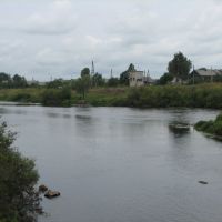 Олонец. Слияние рек Олонки и Мегреги (Olonka & Megrega rivers confluence in Olonets), Олонец