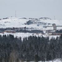Вид на Кия-Шалтырский нефелиновый рудник, Белогорск