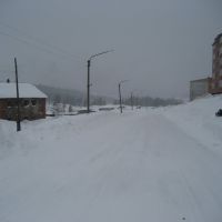 Главная улица Белогорска. Зима 2011, Белогорск