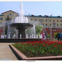 2005-05-28 Кемерово фонтан возле Театра Драмы, Кемерово