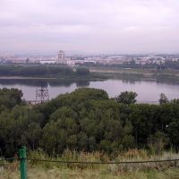 Кемерово. Вид с горы правого берега. Kemerovo - Right bank., Кемерово