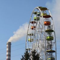 колесо "оборзения" - коптилка по-кемеровски, Кемерово