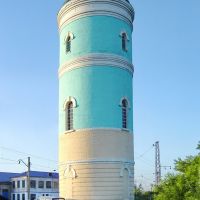 Mariinsk. Water tower-a monument of  industrial architecture/ Мариинск.Водонапорная  башня- памятник  промышленной  архитектуры, Мариинск
