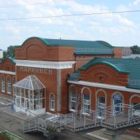 Вокзал Мариинск (вид с "железки"), Мариинск