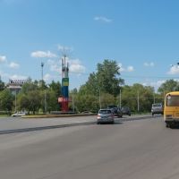 Перекрёсток пр-кта Шахтёров и ул. Проспектной, июнь 2013, Прокопьевск