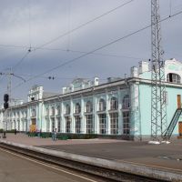 2008-08, Кемеровская область, г. Тайга. Железнодорожный вокзал/ Kemerovo Oblast, Taiga town. Railway train station., Тайга