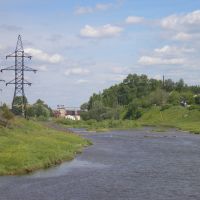 Река Белая Холуница: участок между плотиной и переходами, Белая Холуница