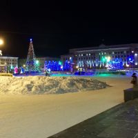 Новогодняя Театральная площадь, Киров