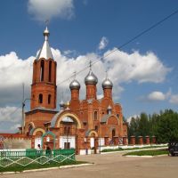 Всехсвятская церковь и облака, Кирово-Чепецк