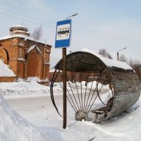 Цилиндр - остановка Христорождественский монастырь., Слободской