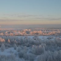 Зима вид из окна ., Печора