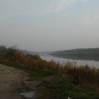 Унжа вид на мост осень 2008, Мантурово