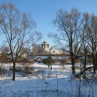 Вид на Владимирскую церковь города Нерехты., Нерехта