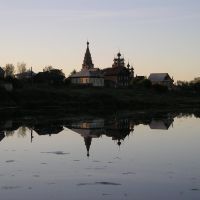Вечер на реке Кострома в Солигаличе, Солигалич