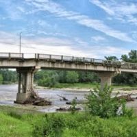Bridge on the River Pshekha in Apsheronsk - Мост через р. Пшеха в г.Апшеронск Краснодарского края, Апшеронск